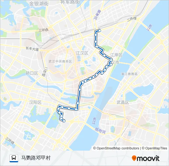 608路 Bus Line Map
