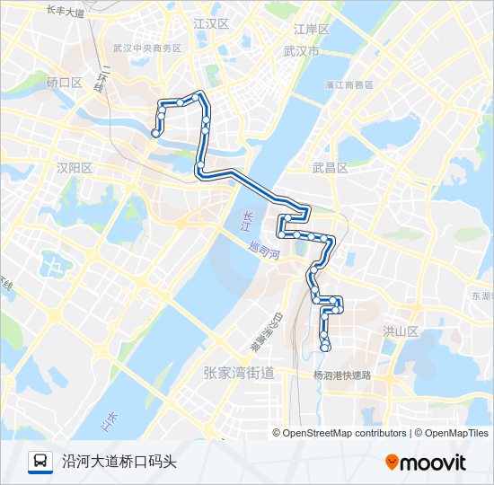 公交609路的线路图