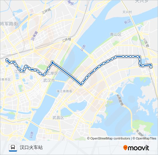 610路 bus Line Map