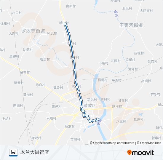 公交611路的线路图