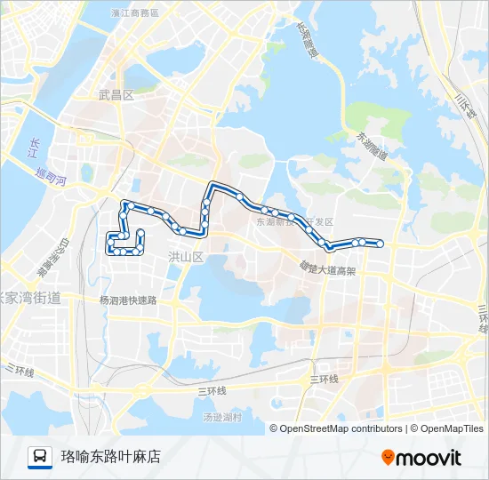 613路 Bus Line Map