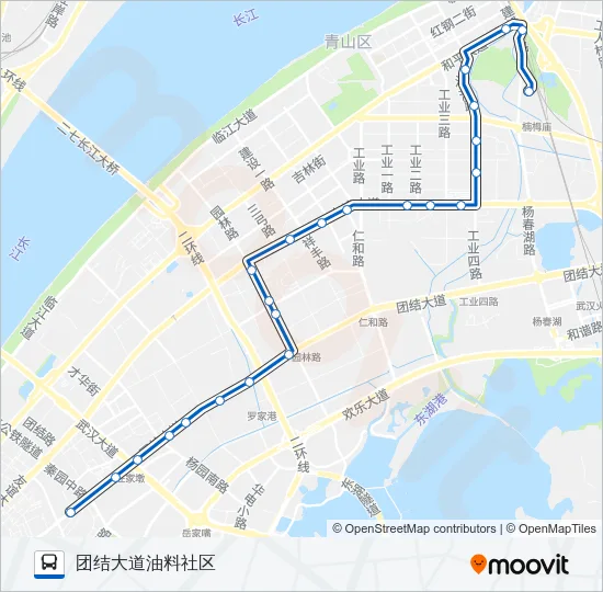 公交616路的线路图
