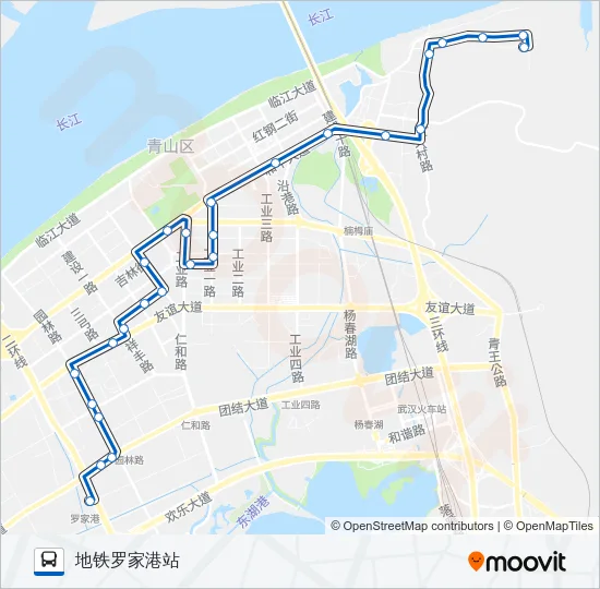 617路 Bus Line Map