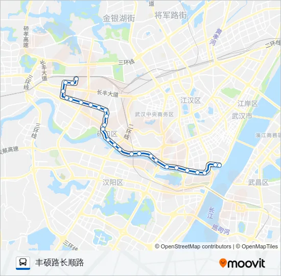公交619路的线路图