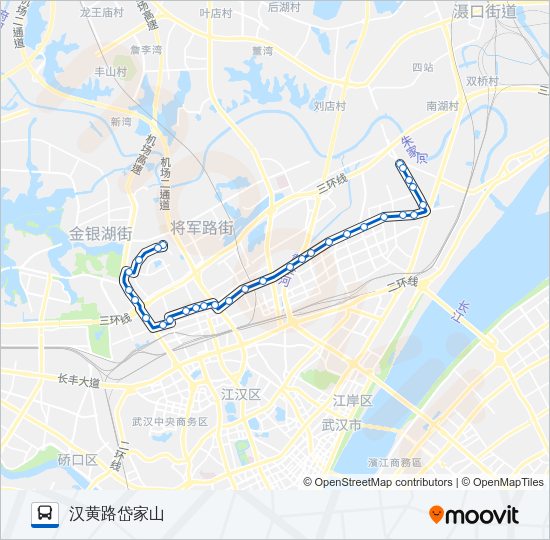 公交620路的线路图