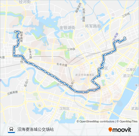 621路 Bus Line Map
