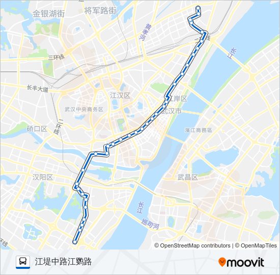 公交622路的线路图