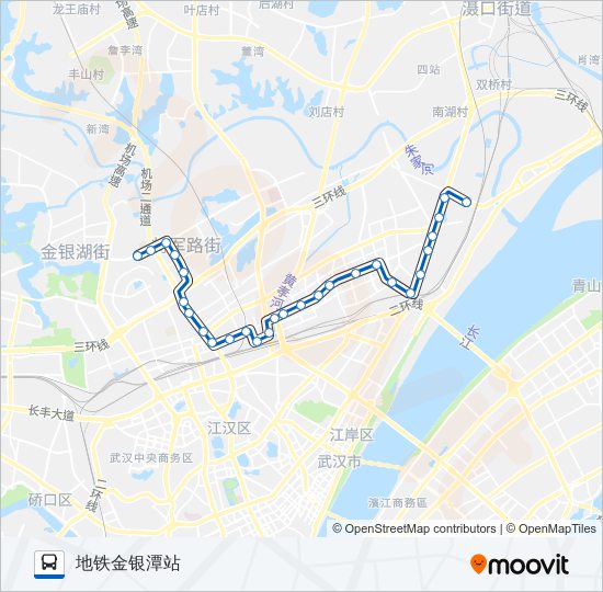 公交623路的线路图