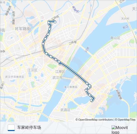 公交627路的线路图