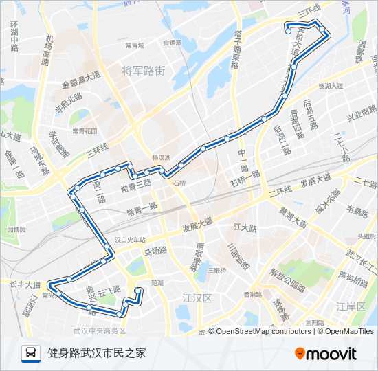 公交628路的线路图