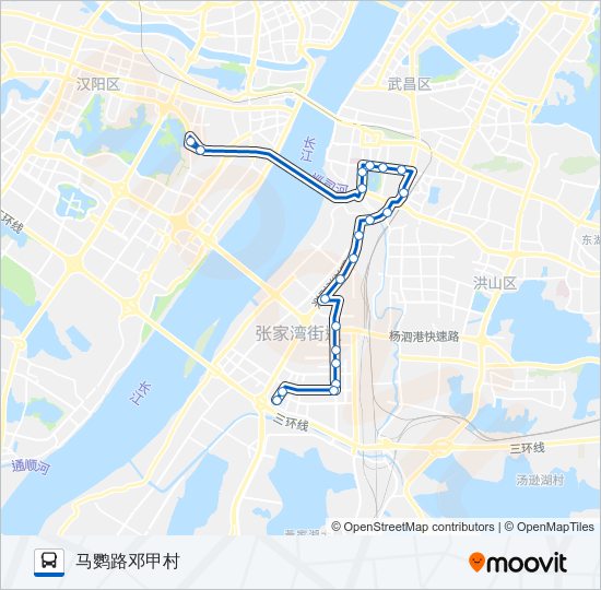 公交632路的线路图