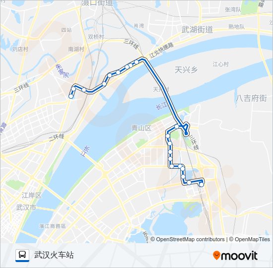 公交634路的线路图