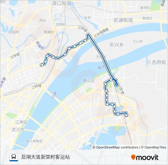 634路 Bus Line Map