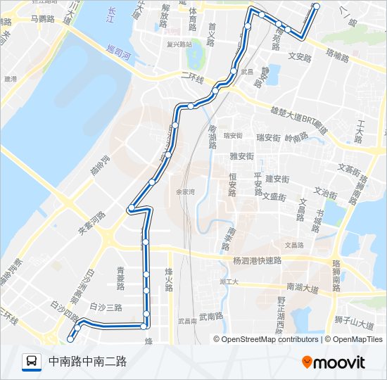 公交636路的线路图