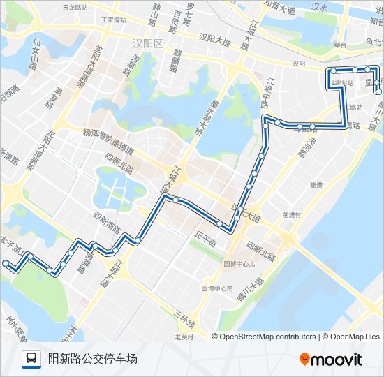 公交637路的线路图
