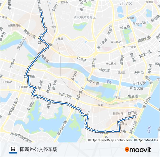 公交646路的线路图