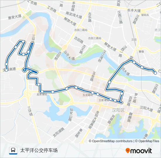 649路 Bus Line Map