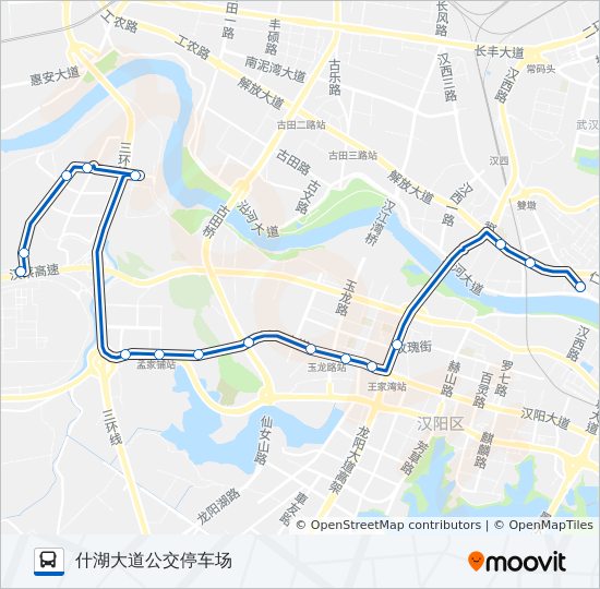 649路 bus Line Map