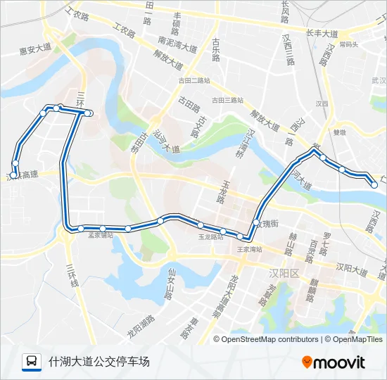 649路 Bus Line Map