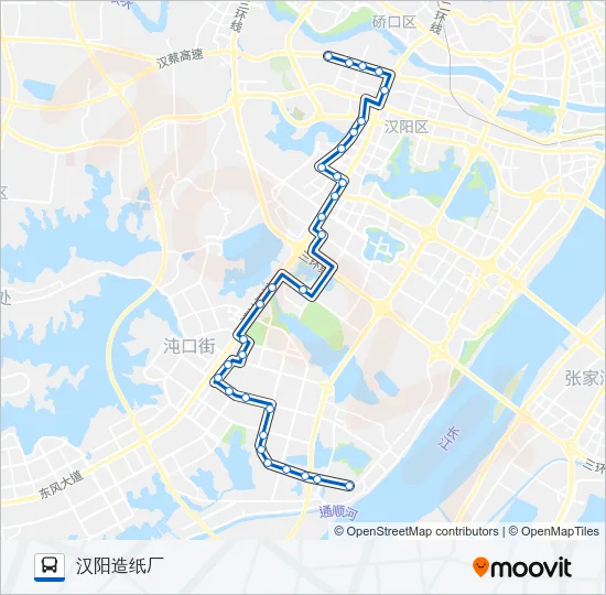 654路 Bus Line Map