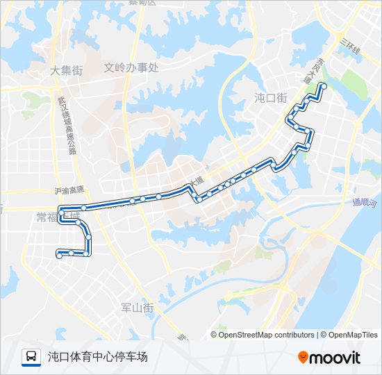 656路 bus Line Map