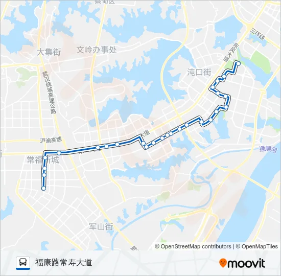 656路 Bus Line Map