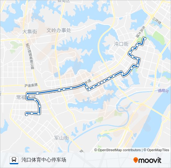 武汉市736公交车线路图图片