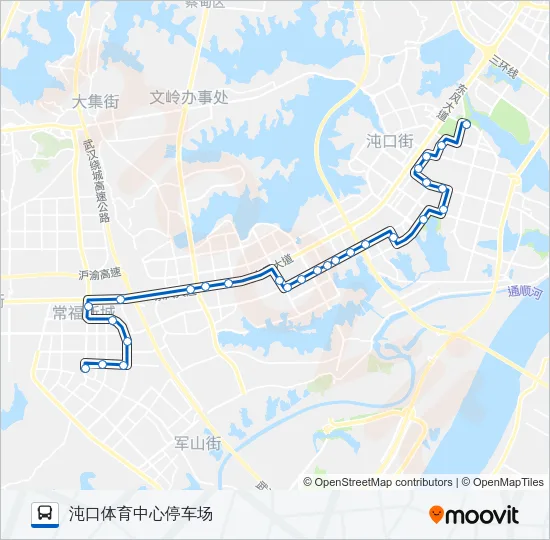 656路 Bus Line Map
