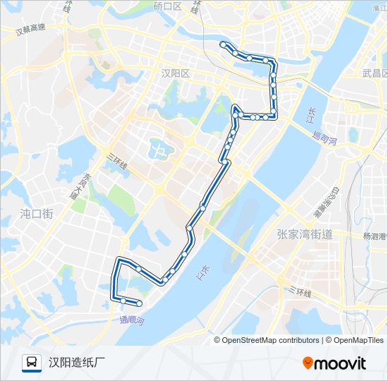 公交658路的线路图