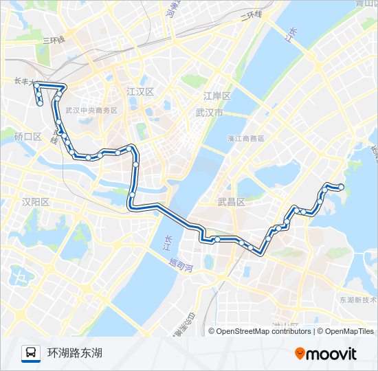 公交701路的线路图