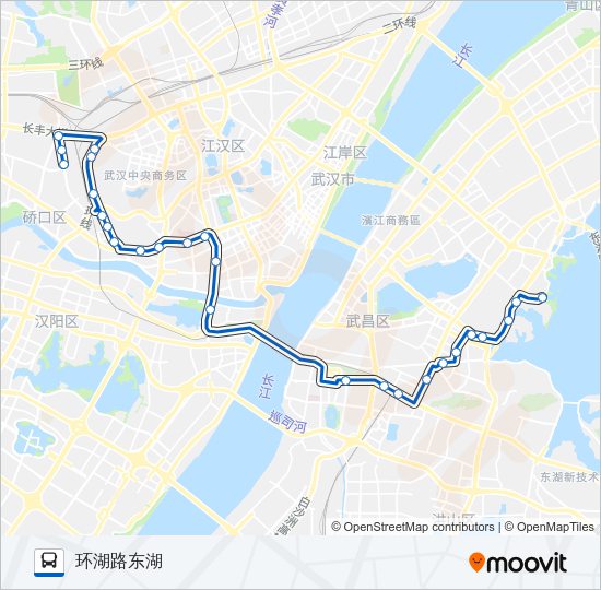 公交701路的线路图