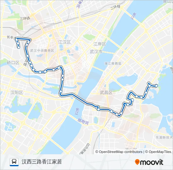 701路 Bus Line Map