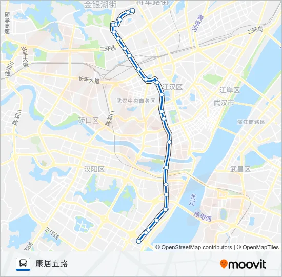 704路 Bus Line Map