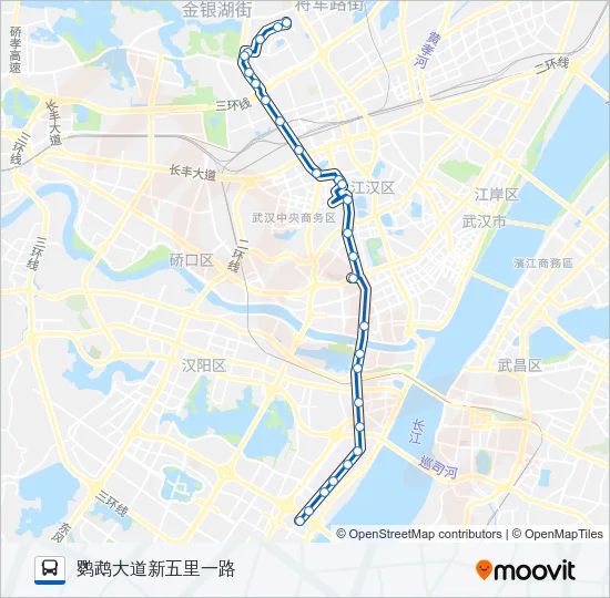 704路 Bus Line Map