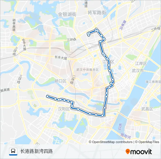 705路 Bus Line Map