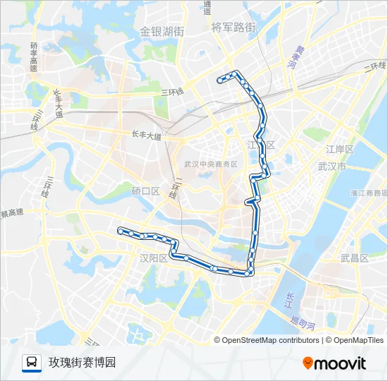 705路 Bus Line Map