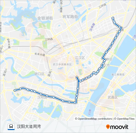 707路 Bus Line Map