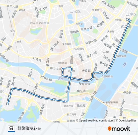 公交708路的线路图
