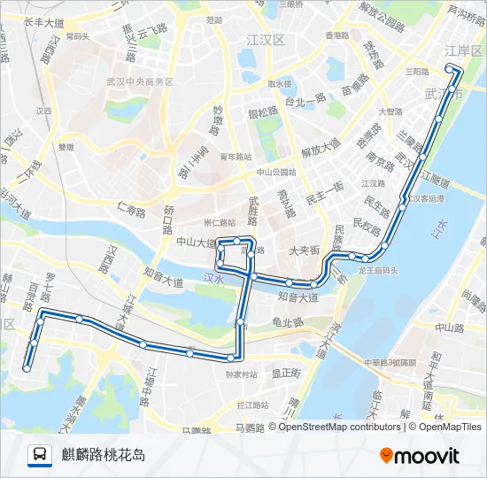 公交708路的线路图