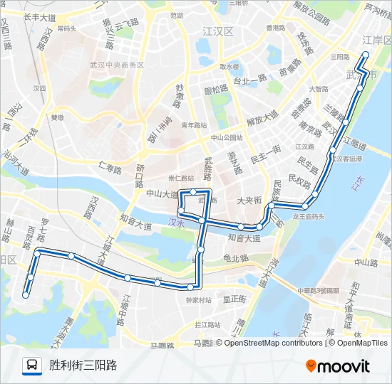 708路 Bus Line Map