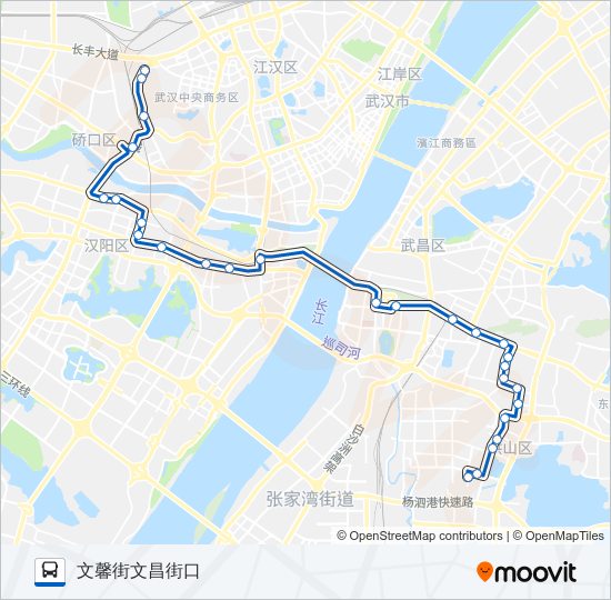 公交710路的线路图