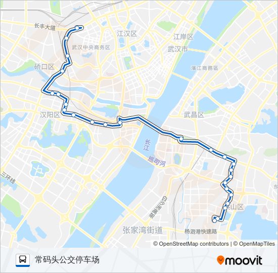 公交710路的線路圖