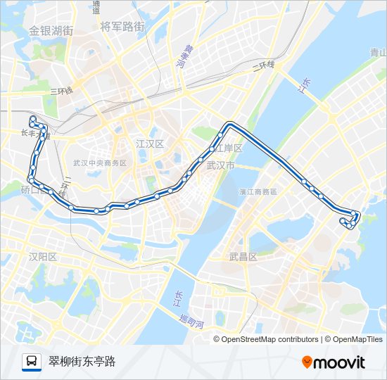公交712路的线路图