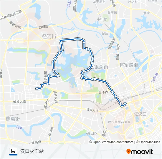 713路 Bus Line Map