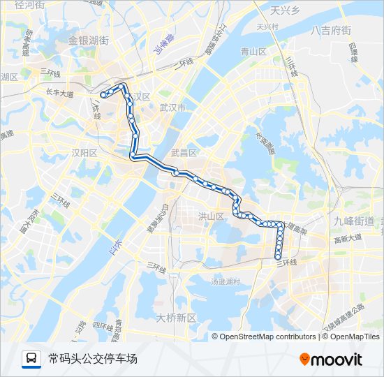 公交715路的线路图