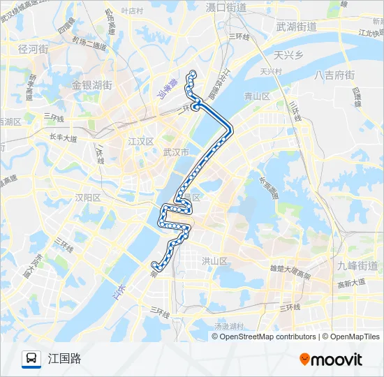717路 Bus Line Map
