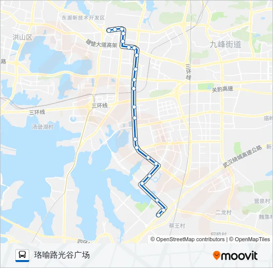 718路 Bus Line Map