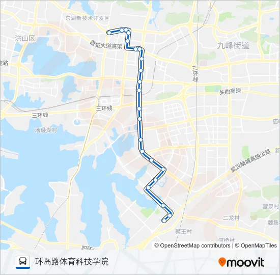718路 Bus Line Map