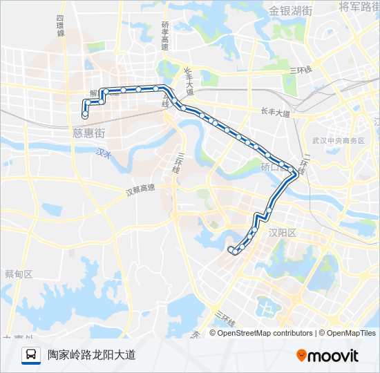 722路 bus Line Map