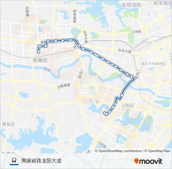 722路 Bus Line Map